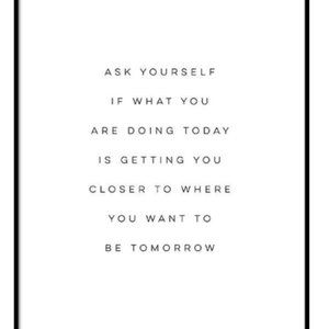 Ask Yourself Art Print 11 x 14